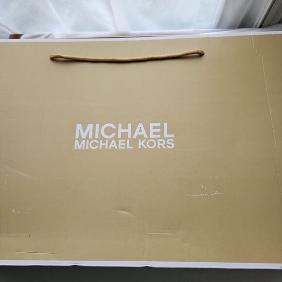 Michael Kors Rory Leather Riding Boot Women’s Size 6 New In Box Black Tan - Picture 4 of 10